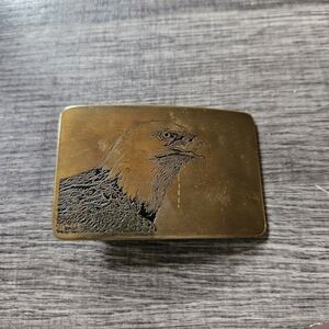 Eagle Design Brass Belt Buckle